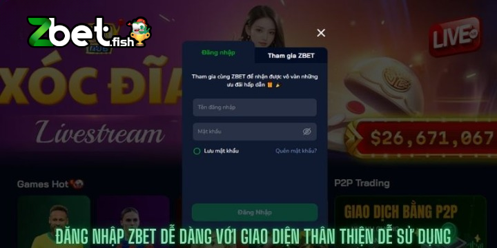 Đăng Nhập Zbet 1 Truy cập Zbet nhanh chóng nhờ giao diện trực quan, dễ thao tác.